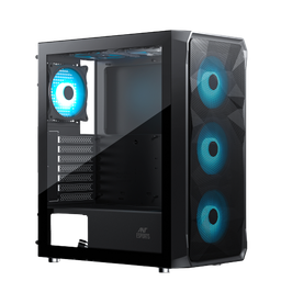 Ant Esports ICE-112 Mid-Tower Gaming Cabinet – Black