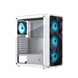 Ant Esports ICE-112 Mid Tower Gaming Case - White