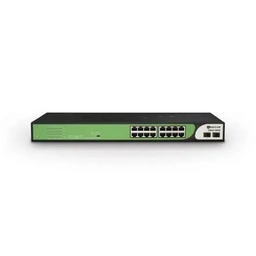 BDCOM 16 PORT GIGABIT POE + 2 PORT GIGABIT SFP UNMANAGED POE SWITCH (S1500-16P2S)