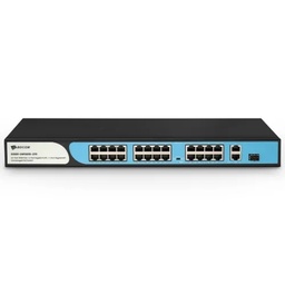 BDCOM S1200-24P2G1S | 24-PORT 100M POE+ 2-PORT GIGABIT RJ45 1-PORT GIGABIT SFP UNMANAGED POE SWITCH